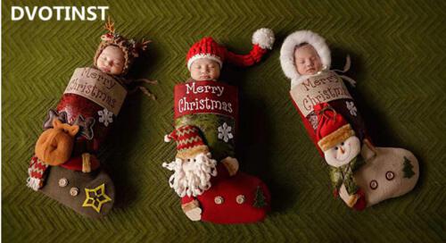 Calcetin Navidad atrezzo newborn
