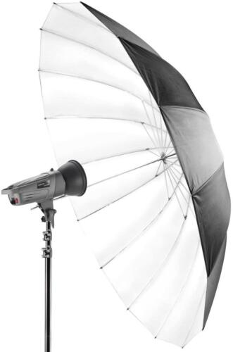 Paraguas 180 blanco negro